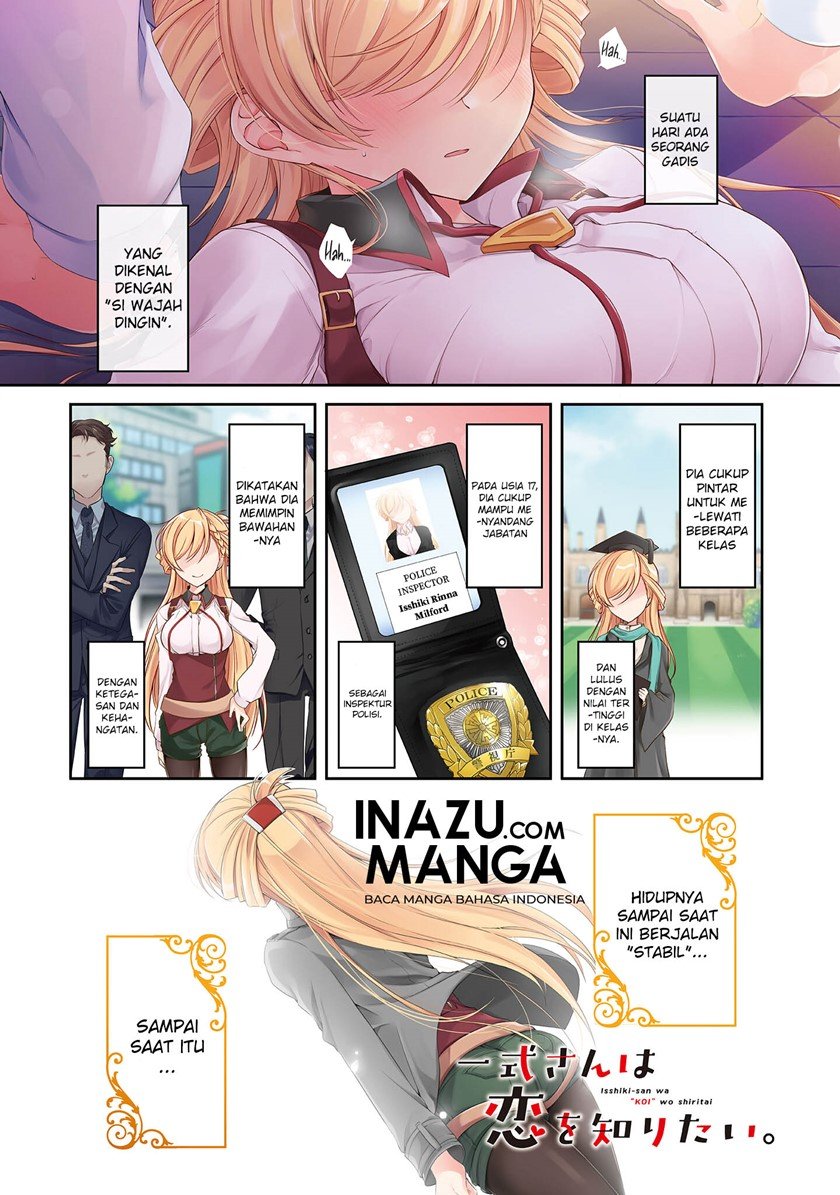 Isshiki-san wa Koi wo shiritai. Chap 1 - Next Chap 2