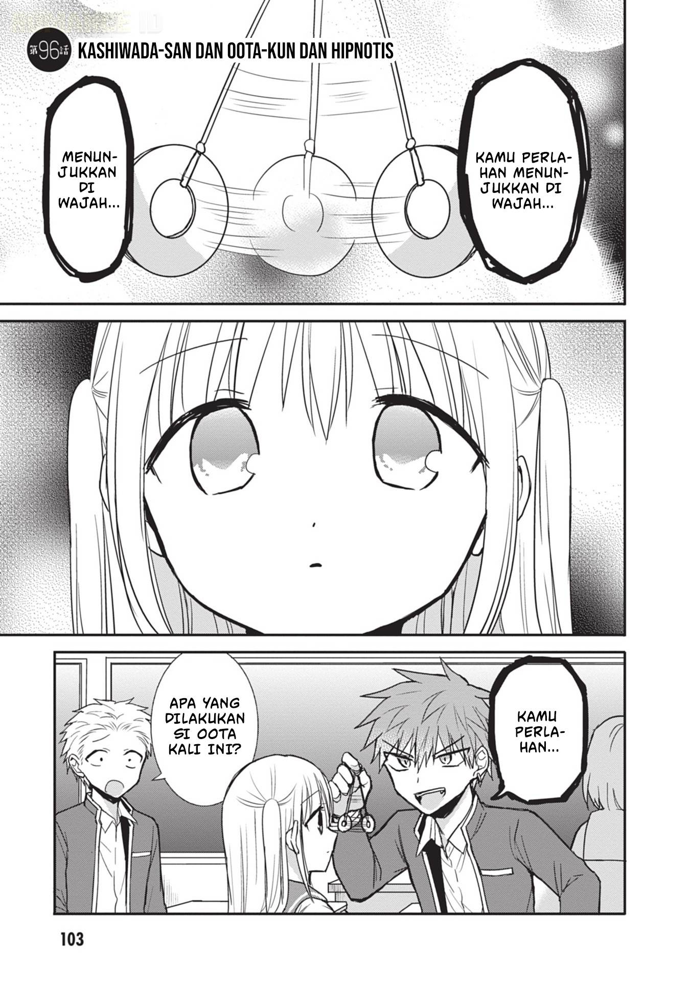 Kao ni denai Kashiwada-san to Kao ni deru Ota-kun Chap 96 - Next Chap 97