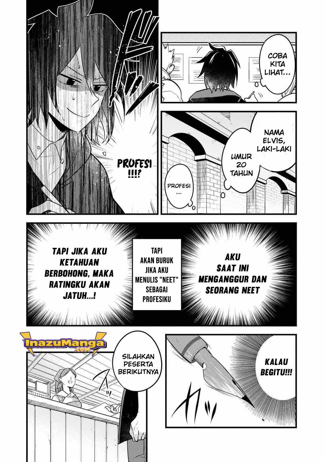 Mukiryoku Neet na Moto Shindou, Boukensha ni naru Chap 2 - Next Chap 3