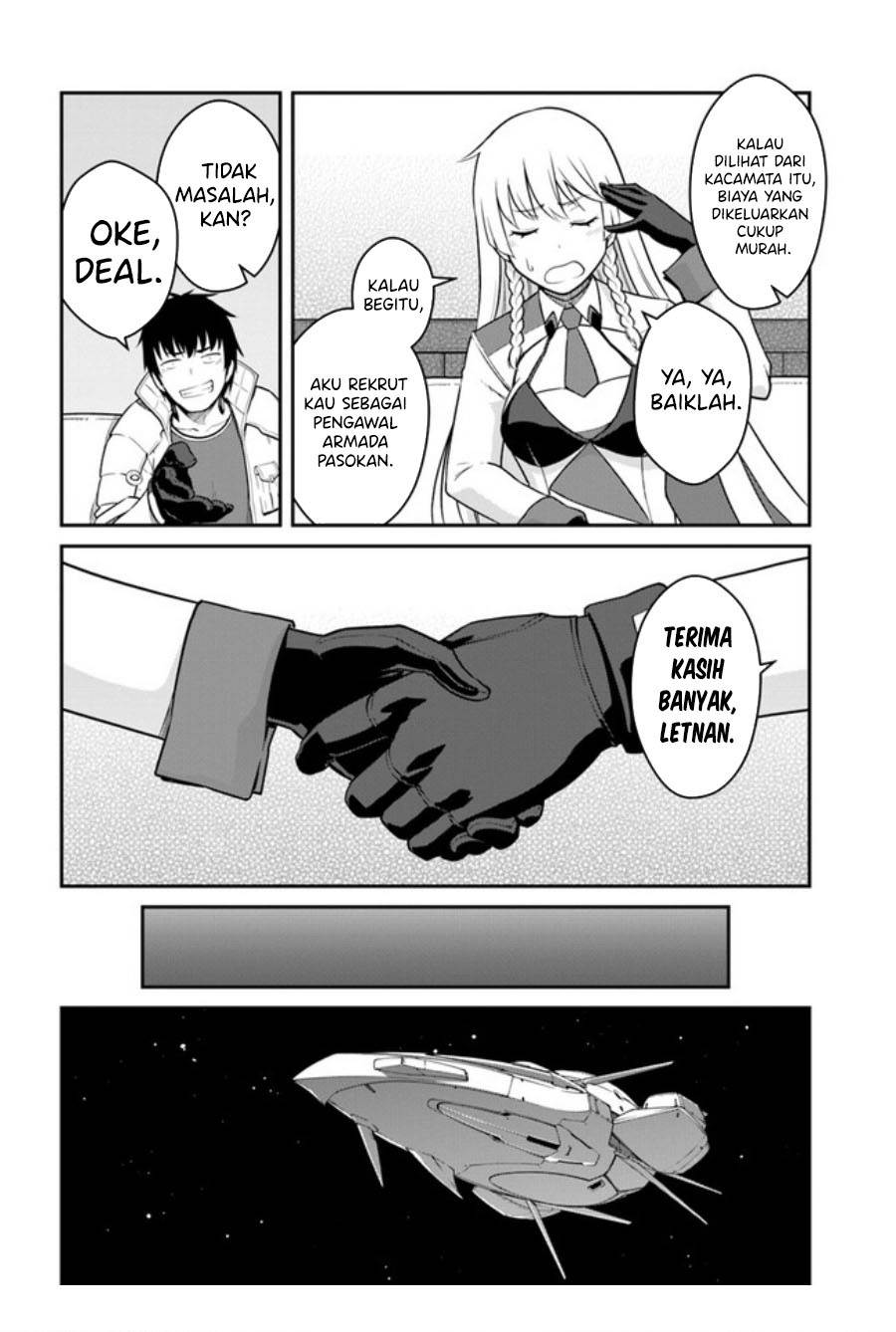 Mezametara Saikyou Soubi to Uchuusen-mochi Datta no de, Ikkodate Mezashite Youhei Toshite Jiyuu ni Ikitai Chap 31.1 - Next Chap 32.1