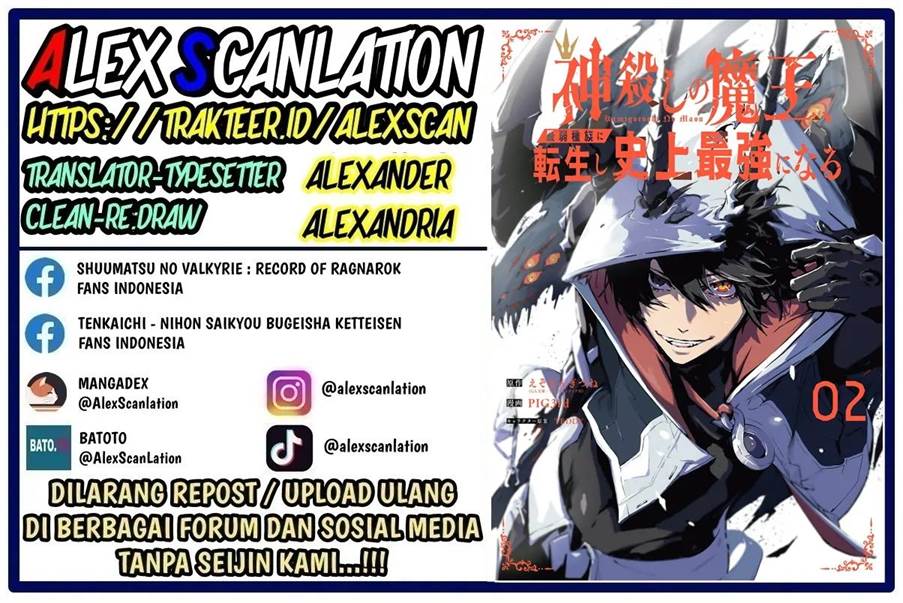 Kamigoroshi no Maou Saijyaku Shuzoku ni Tensei shi Shijyou Saikyou ni naru Chap 8 - Next Chap 9