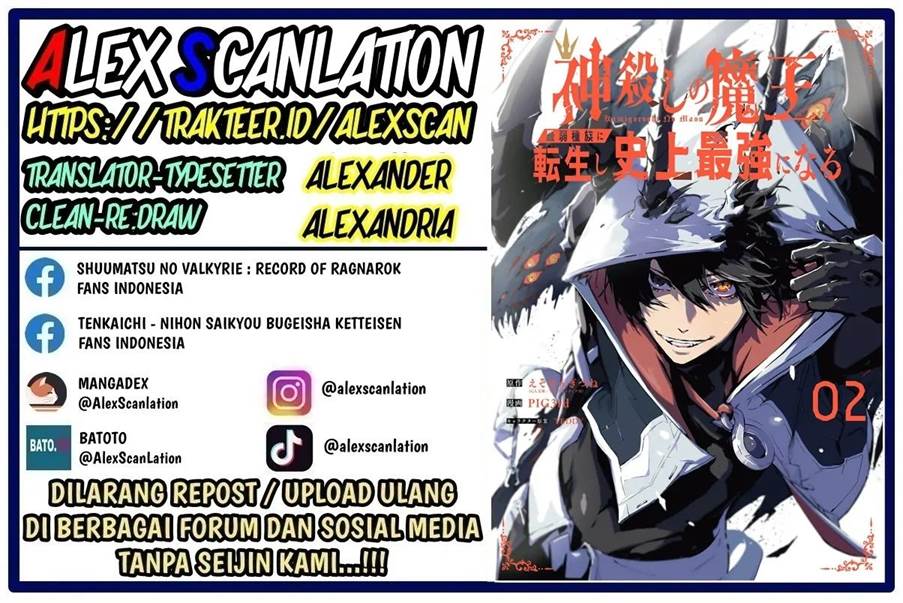 Kamigoroshi no Maou Saijyaku Shuzoku ni Tensei shi Shijyou Saikyou ni naru Chap 9 - Next Chap 10