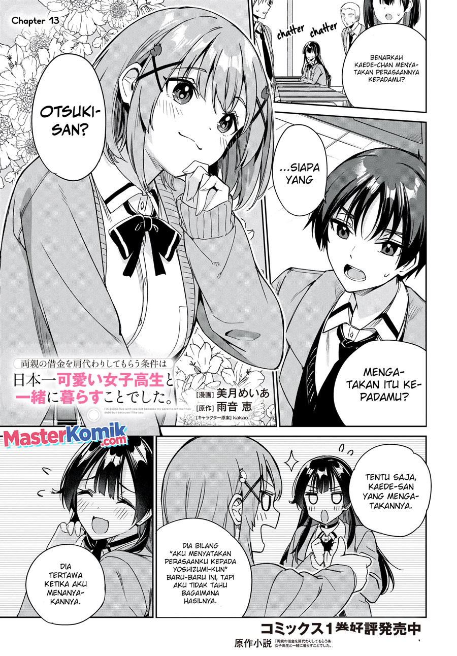 Komik Ryoushin no Shakkin wo Katagawari Shite Morau Jouken wa Nihon’ichi Kawaii Joshikousei to Issho ni Kurasu Koto Chap 13 - Next Chap 14