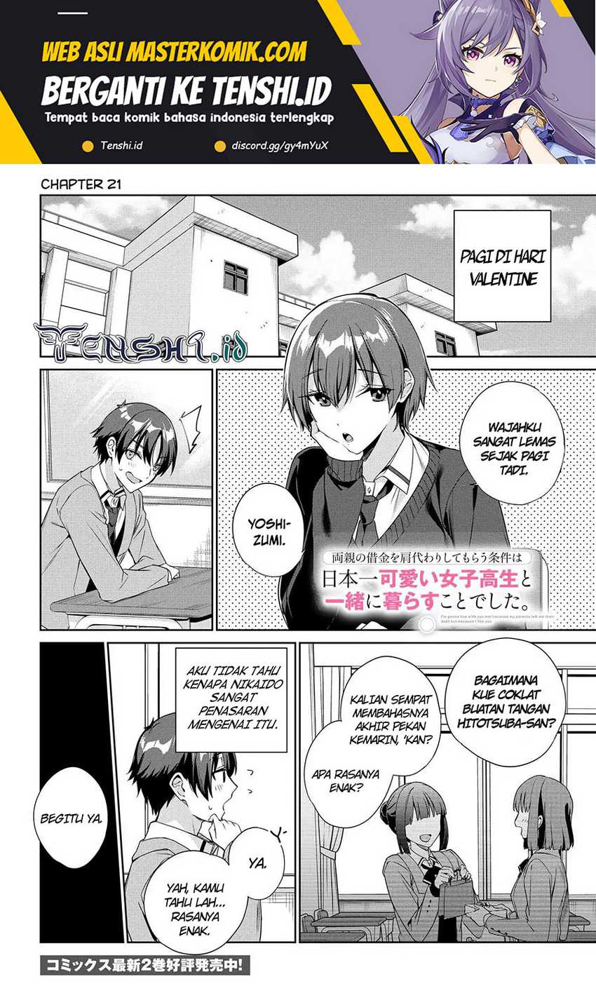 Komik Ryoushin no Shakkin wo Katagawari Shite Morau Jouken wa Nihon’ichi Kawaii Joshikousei to Issho ni Kurasu Koto Chap 21 - Next Chap 22