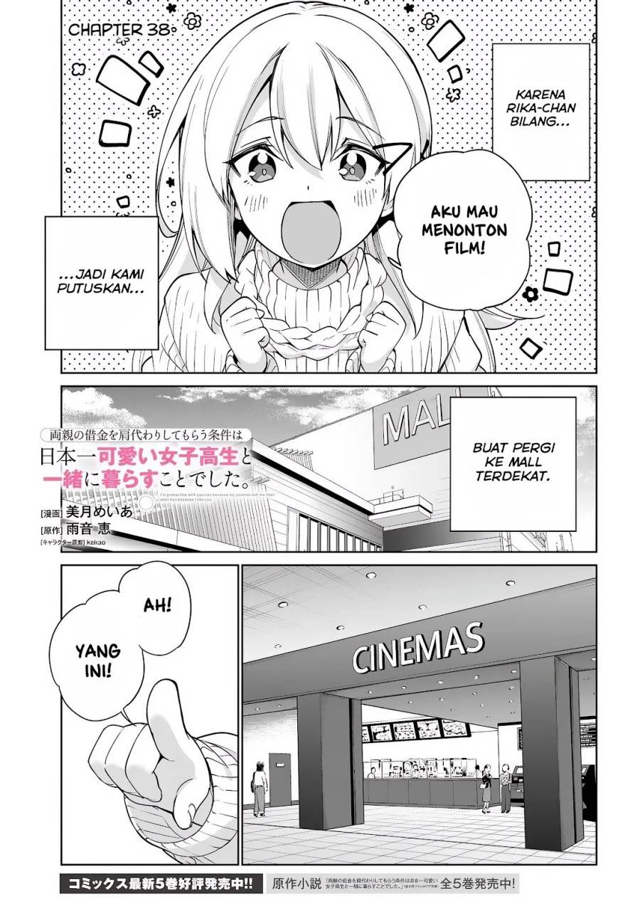 Komik Ryoushin no Shakkin wo Katagawari Shite Morau Jouken wa Nihon’ichi Kawaii Joshikousei to Issho ni Kurasu Koto Chap 38 - Next Chap 39