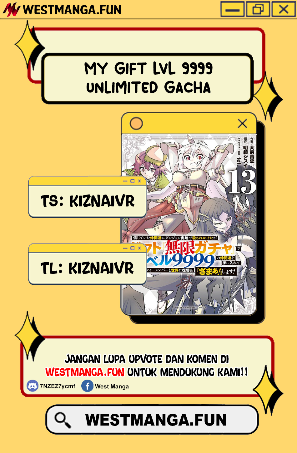 My Gift LVL 9999 Unlimited Gacha Chap 159 - Next Chap 160