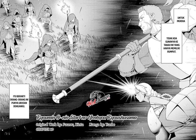 Ryoumin 0-nin Start no Henkyou Ryoushusama Chap 10 - Next Chap 11