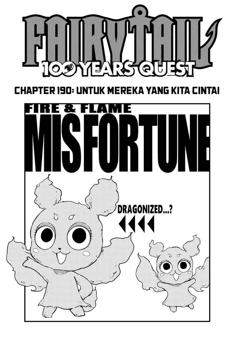 Fairy Tail: 100 Years Ques Chap 190 - Next Chap 191
