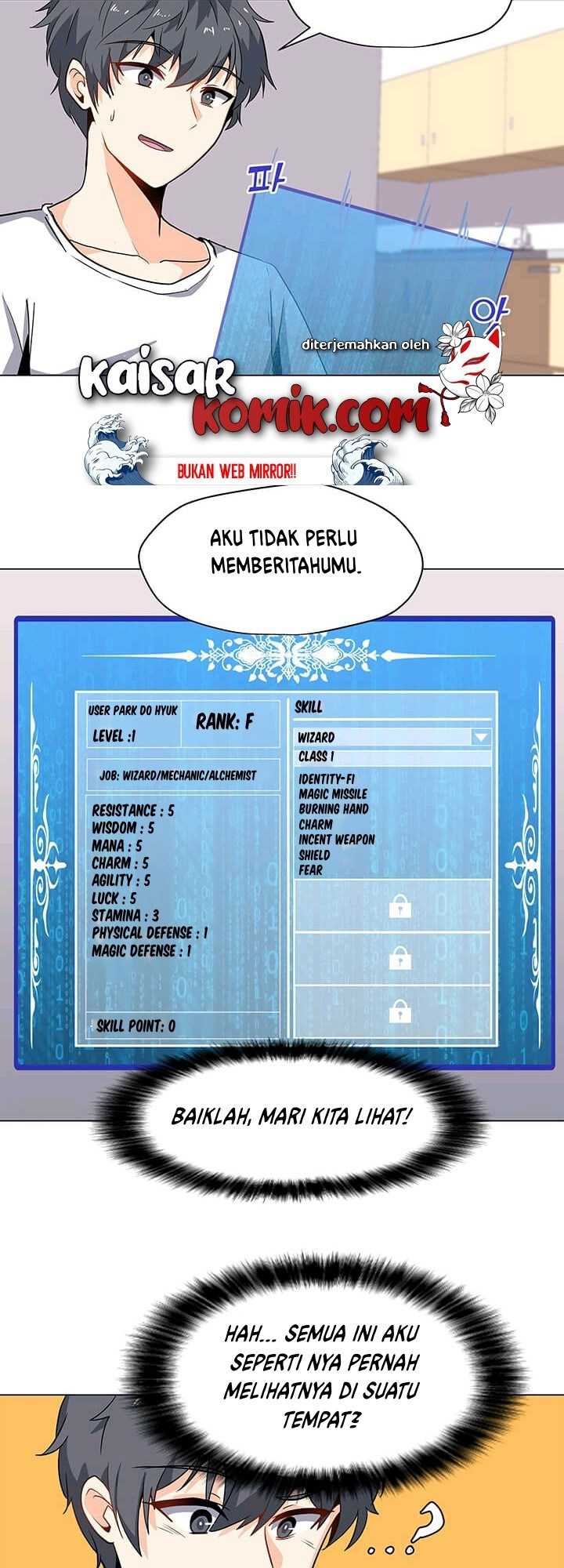 Solo Spell Caster Chap 2 - Next Chap 3