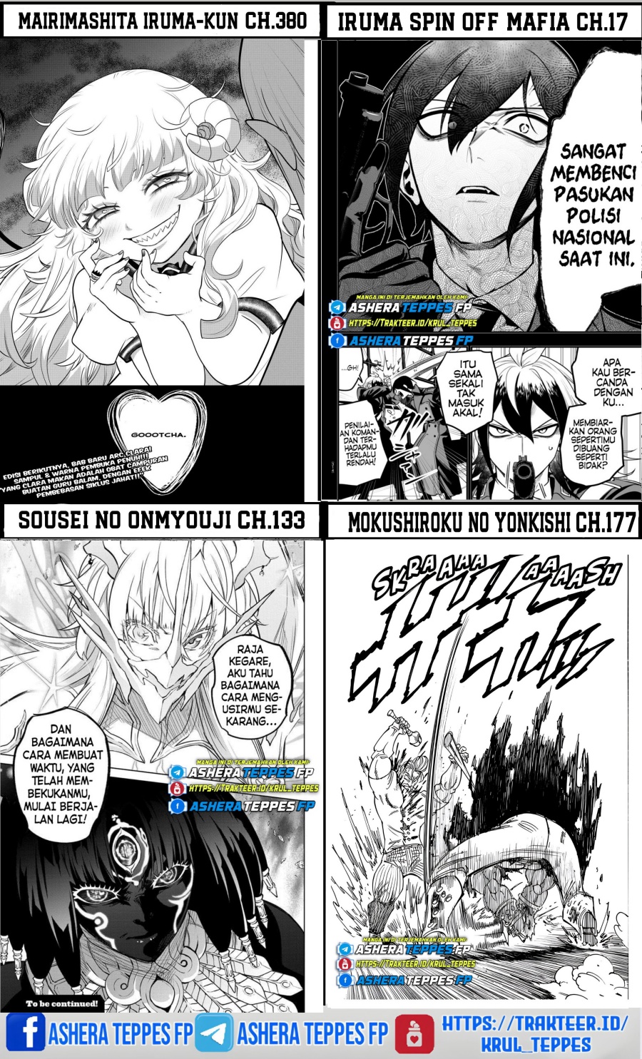 Mokushiroku no Yonkishi Chap 173 - Next Chap 174