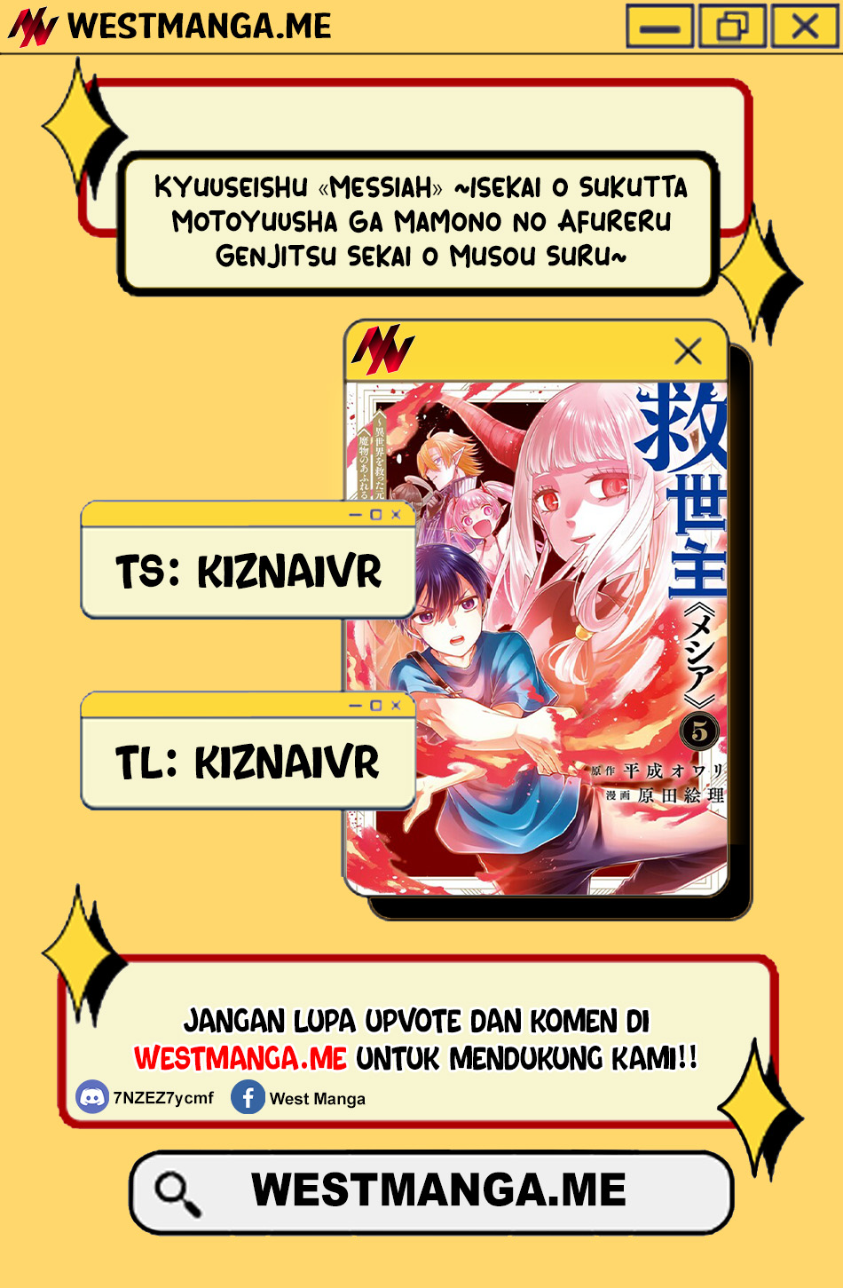 Kyuuseishu MESHIA ~Isekai wo sukutta moto yuusha ga mamono no afureru genjitsu sekai wo musou suru~ Chap 59 - Next Chap 60