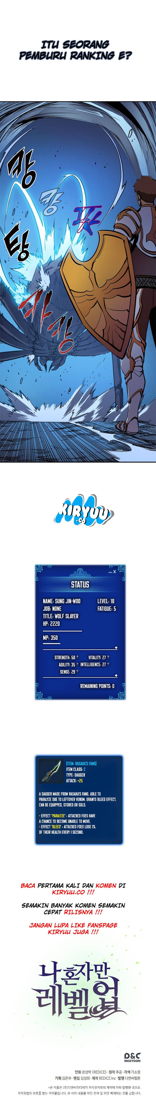 Solo Leveling Chap 21 - Next Chap 22