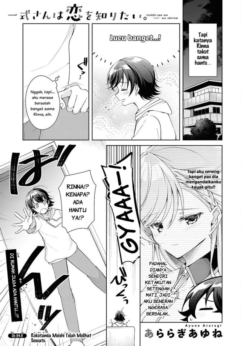 Isshiki-san wa Koi wo shiritai. Chap 54.5 - Next Chap 55.5