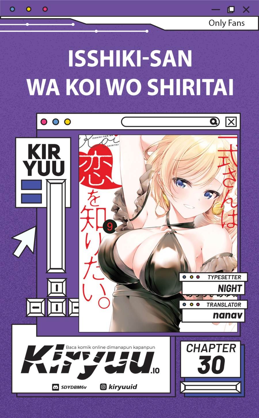 Isshiki-san wa Koi wo shiritai. Chap 30 - Next Chap 31