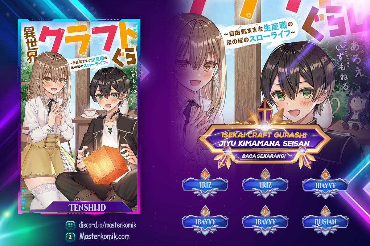 Isekai Craft Gurashi Jiyu Kimamana Seisan Shoku No Honobono Slow Life Chap 13 - Next Chap 14