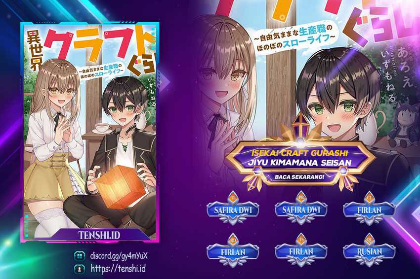 Isekai Craft Gurashi Jiyu Kimamana Seisan Shoku No Honobono Slow Life Chap 23 - Next Chap 24