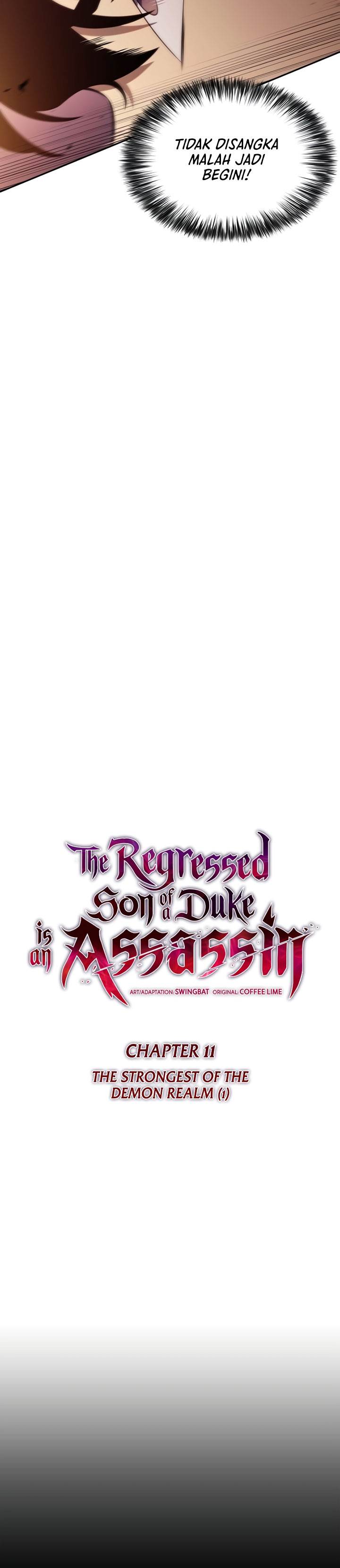 The Regressed Son of a Duke is an Assassin Chap 11 - Next Chap 12