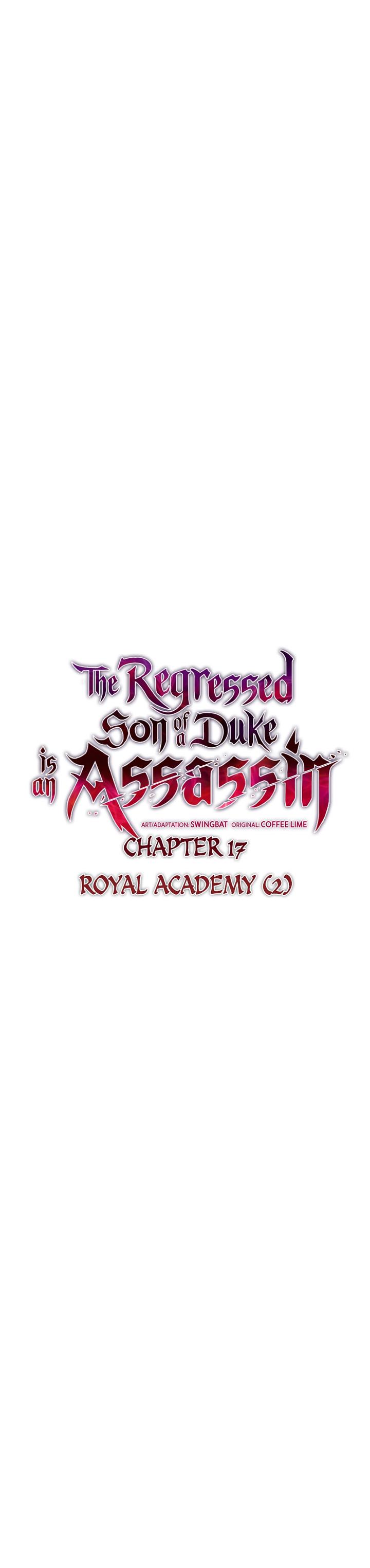 The Regressed Son of a Duke is an Assassin Chap 17 - Next Chap 18