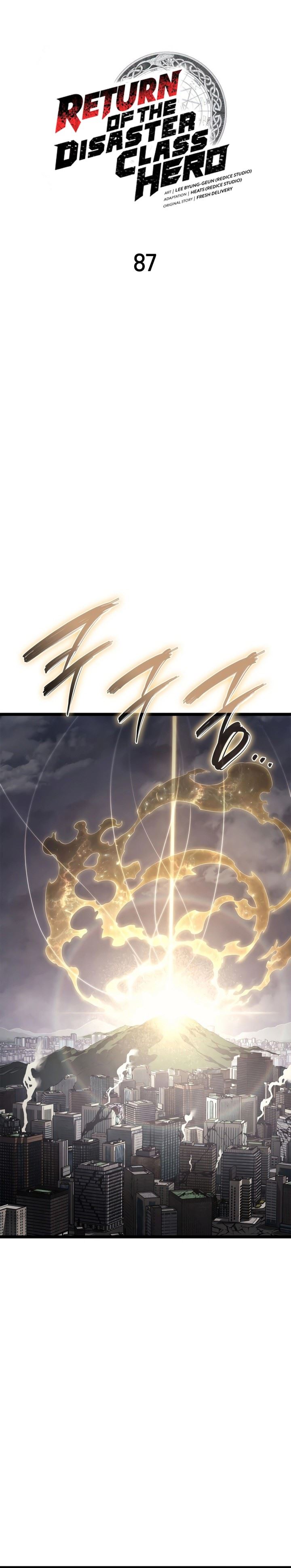 A Disaster-Class Hero Has Returned Chap 87 - Next Chap 88