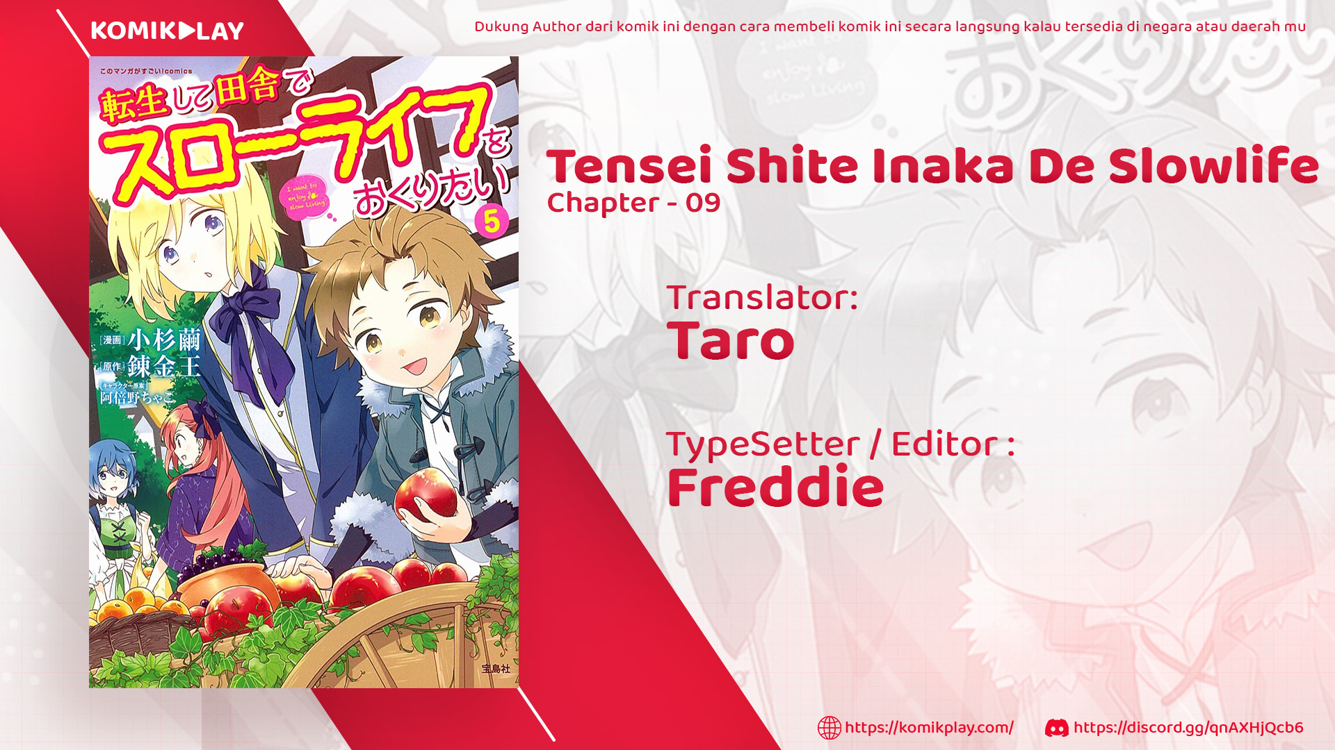 Tensei Shite Inaka de Slowlife wo Okuritai Chap 9 - Next Chap 10