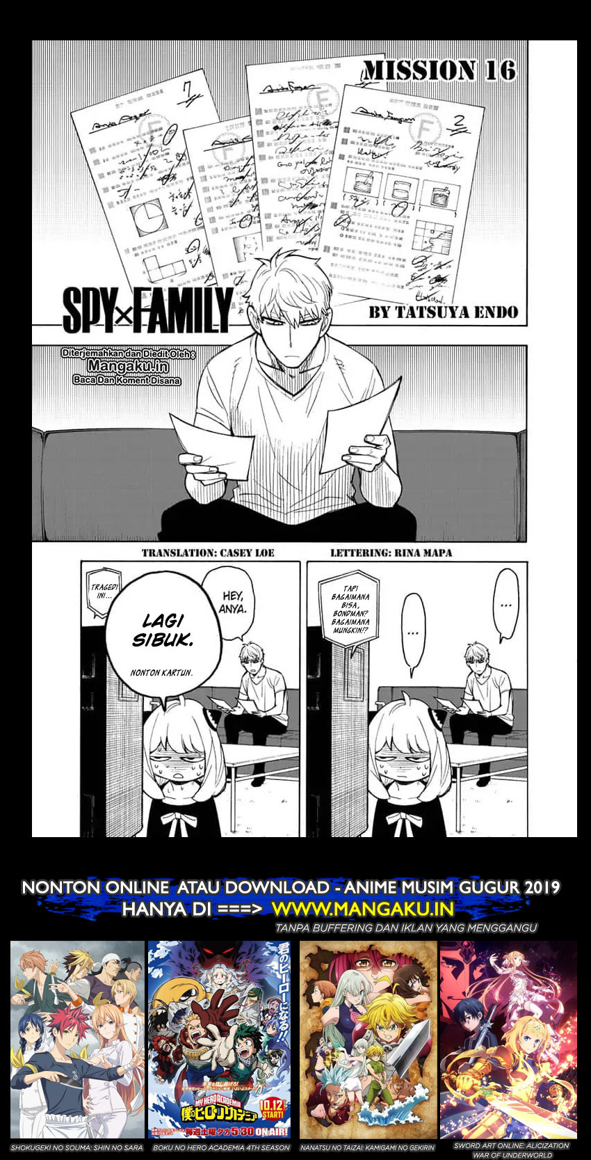 Spy X Family Chap 16 - Next Chap 17