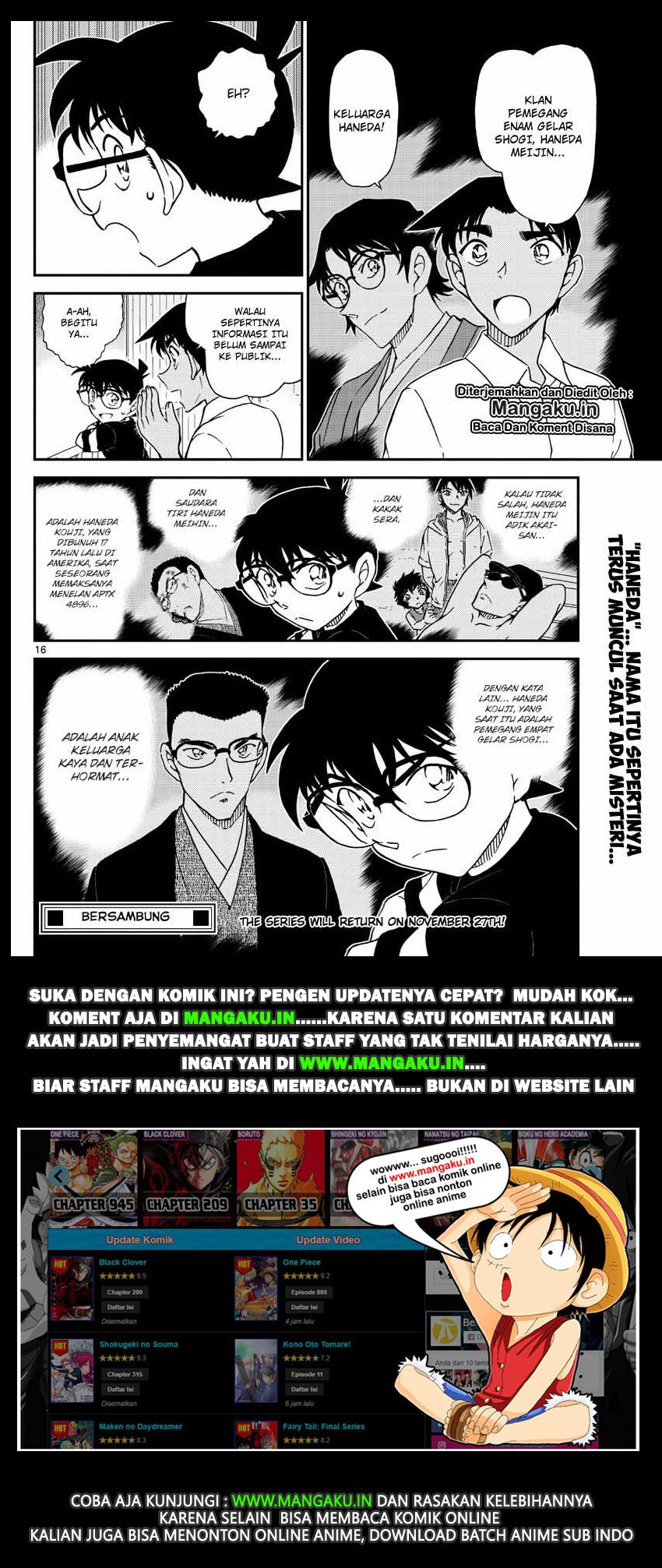 Detective Conan Chap 1042 - Next Chap 1043