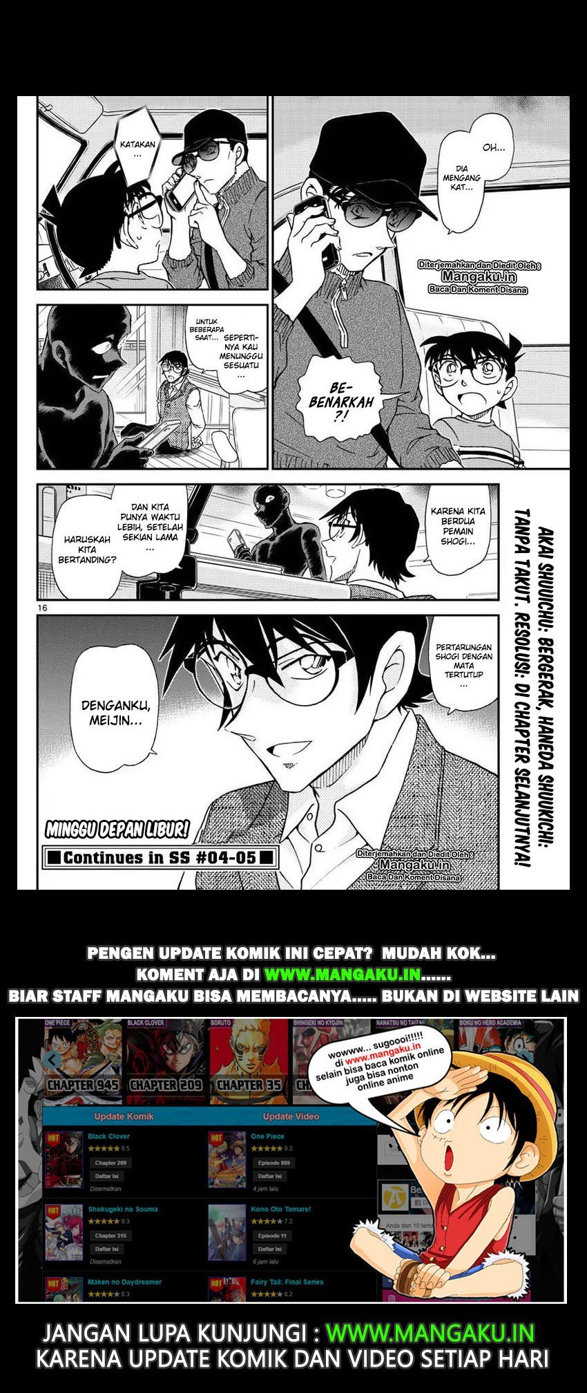 Detective Conan Chap 1045 - Next Chap 1046