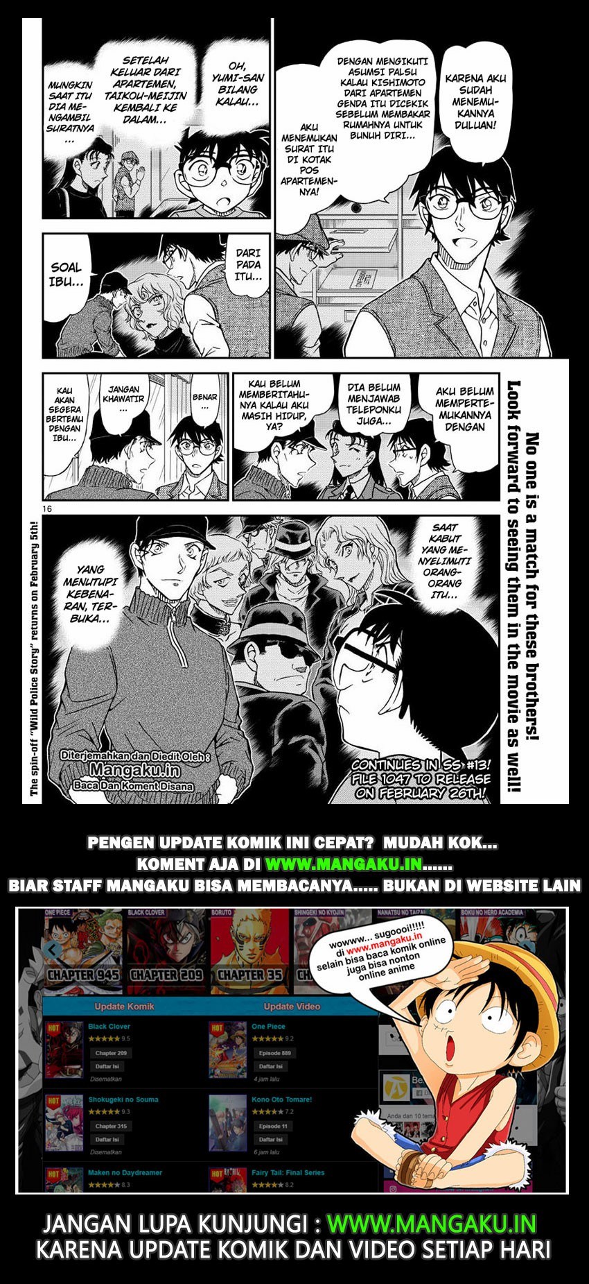 Detective Conan Chap 1046 - Next Chap 1047