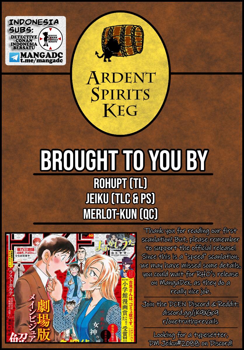Detective Conan Chap 1087 - Next Chap 1088