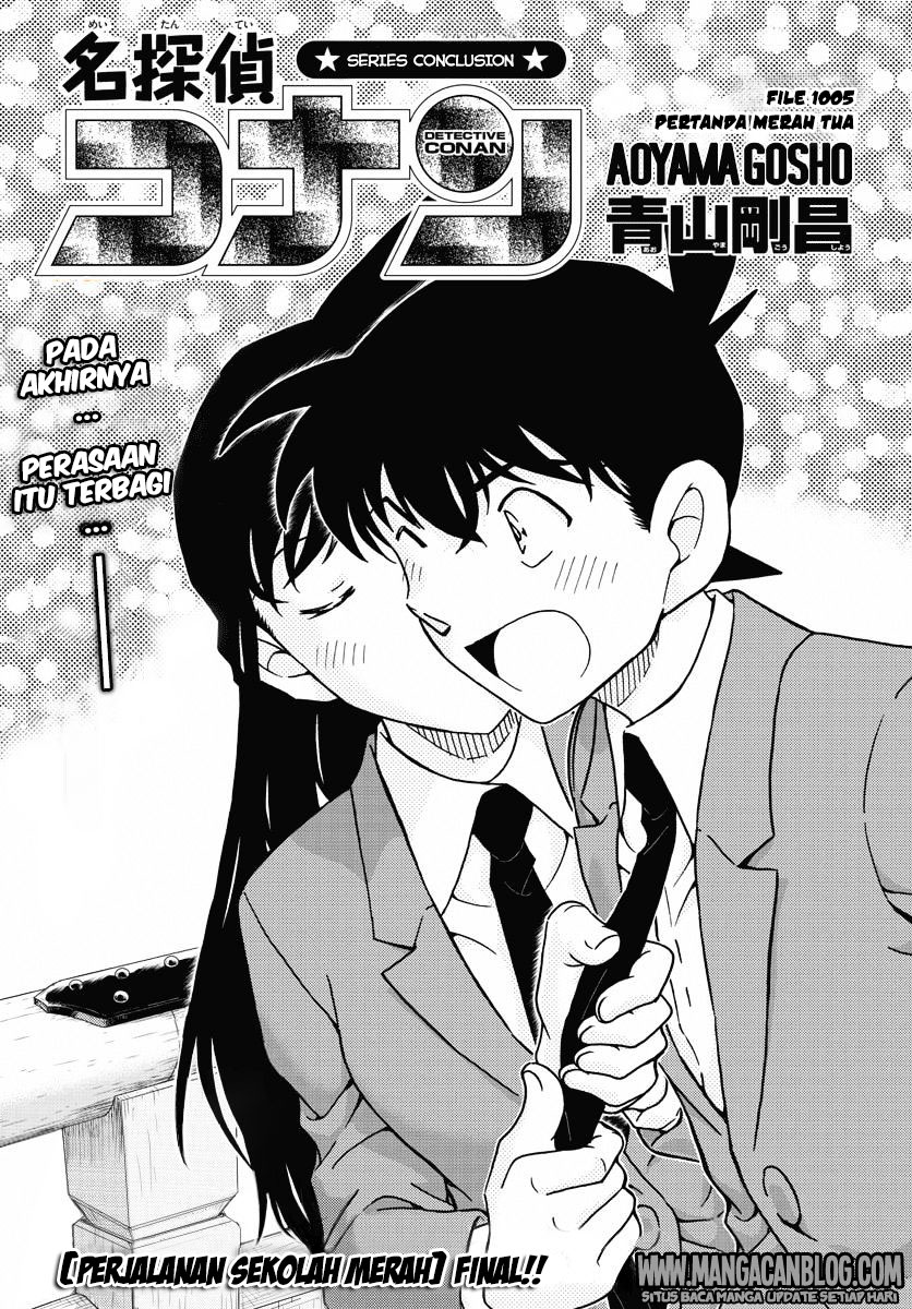 Detective Conan Chap 1005 - Next Chap 1006