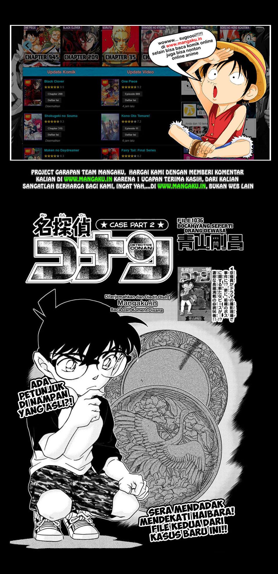 Detective Conan Chap 1036 - Next Chap 1037