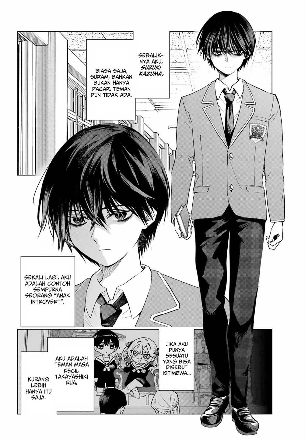 Anta to Osananajimitte dake demo Iyananoni! ~Zekkou kara Hajimaru S-kyuu Bishoujo to no Gakuen Nariagari Seikatsu~ Chap 1 - Next Chap 2