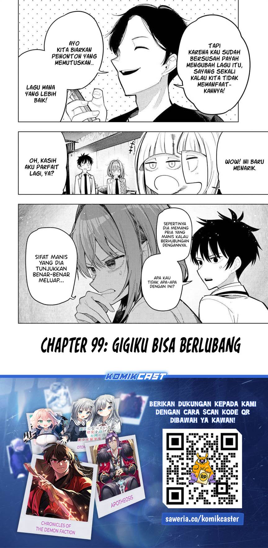Mayonaka Heart Tune Chap 99 - Next Chap 100