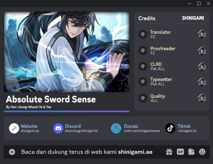 Absolute Sword Sense Chap 152 - Next Chap 153