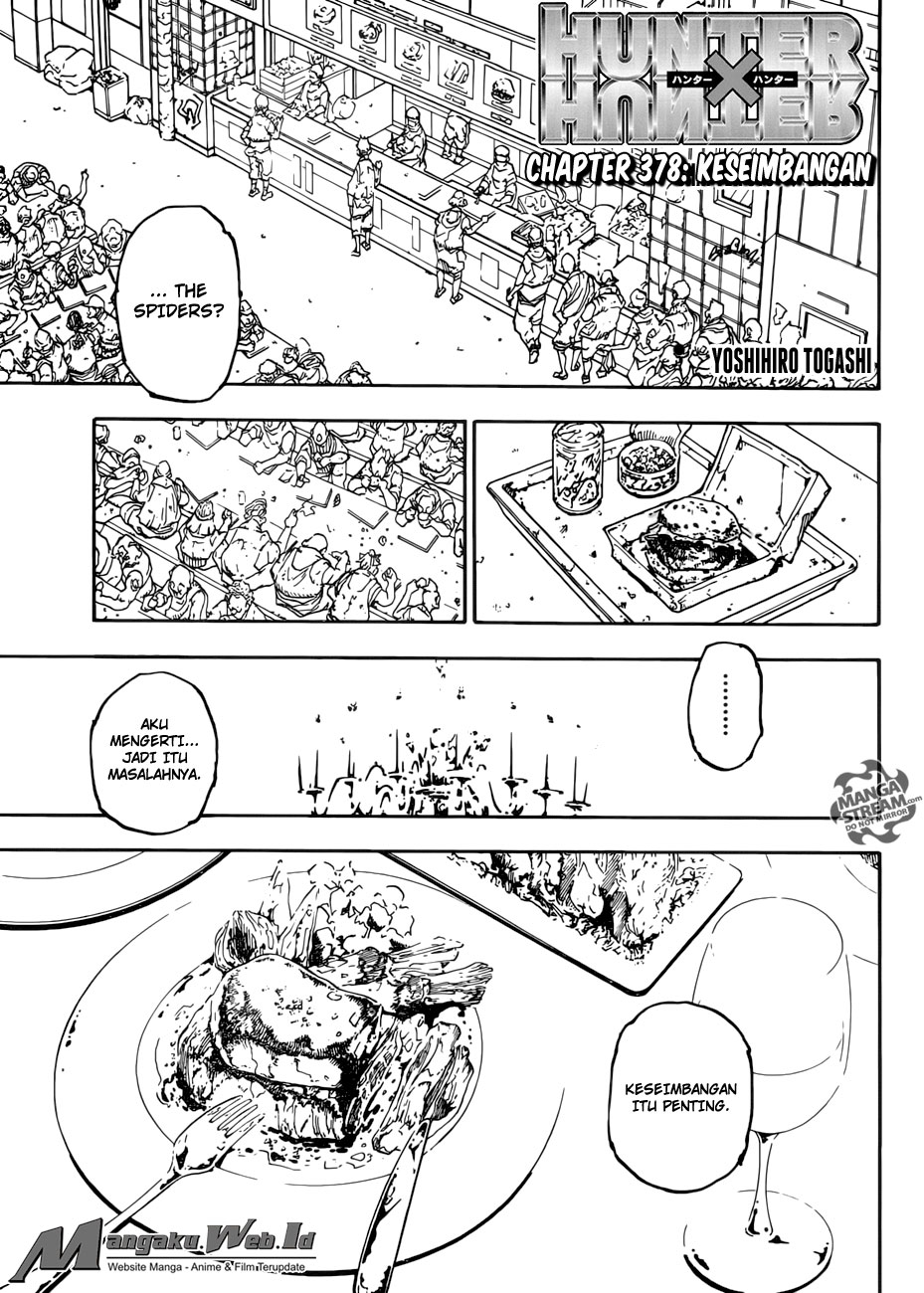 Hunter x Hunter Chap 378 - Next Chap 379