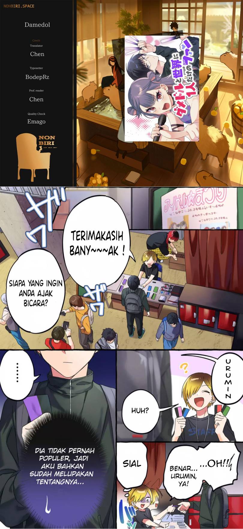 Komik Damedol to Sekai ni Hitori Dake no Fan (Serialization) Chap 1 - Next Chap 2