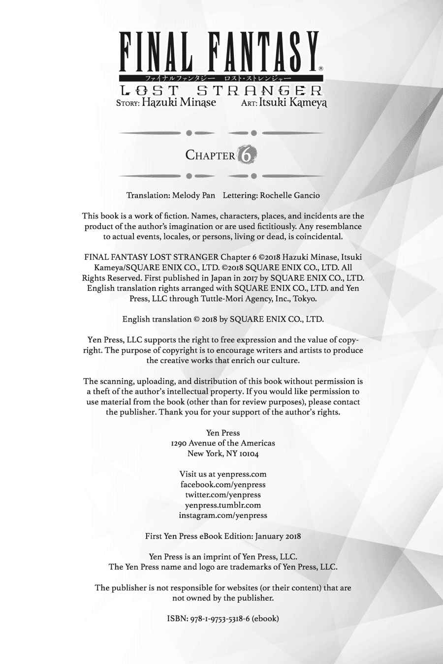 Final Fantasy: Lost Stranger Chap 6 - Next Chap 7