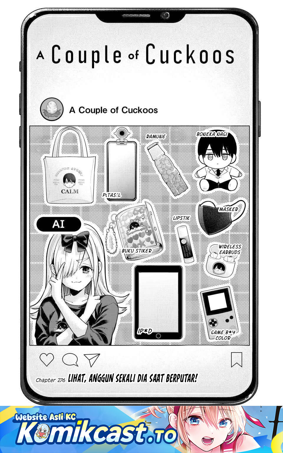Kakkou no Iinazuke Chap 276 - Next Chap 277