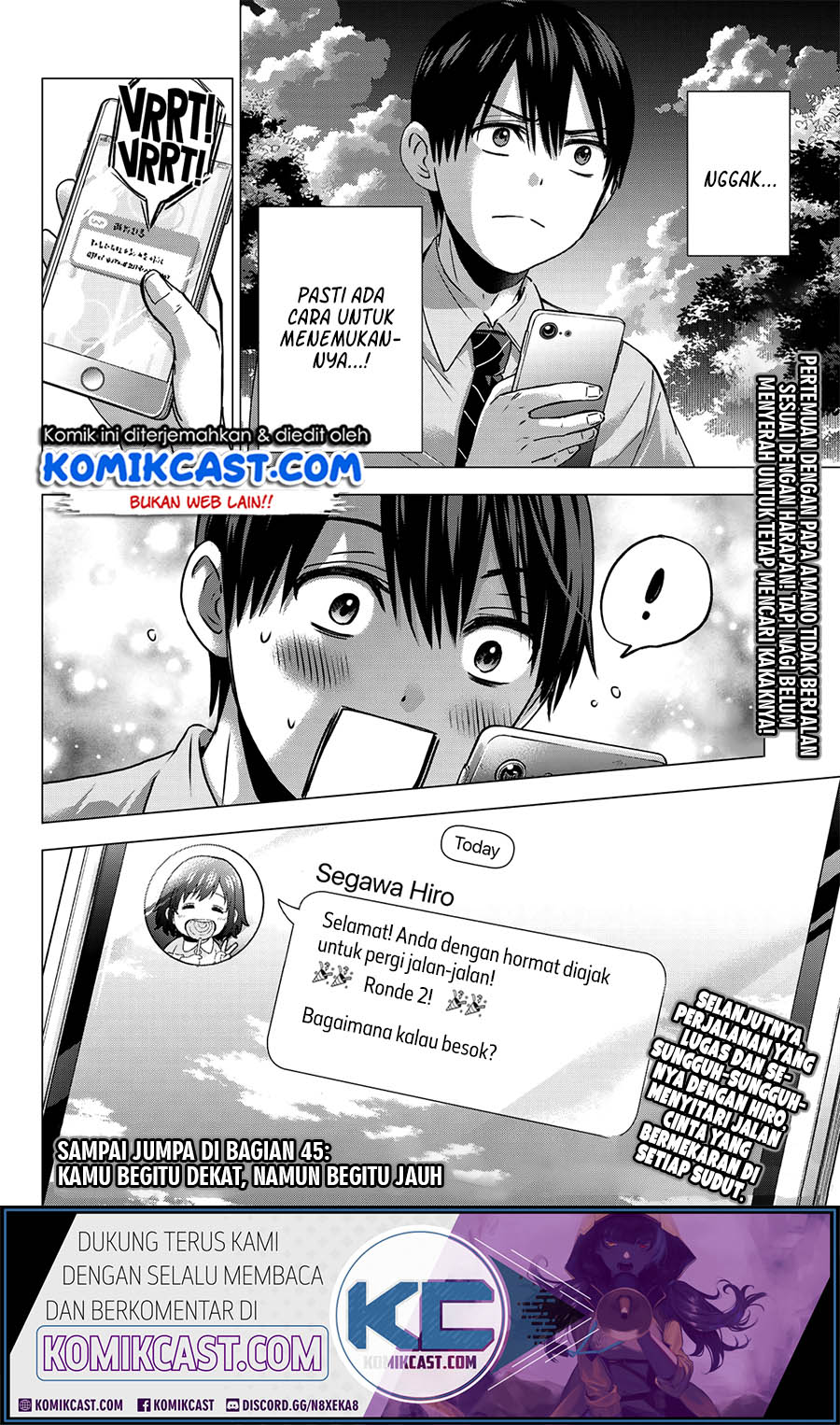 Kakkou no Iinazuke Chap 44 - Next Chap 45