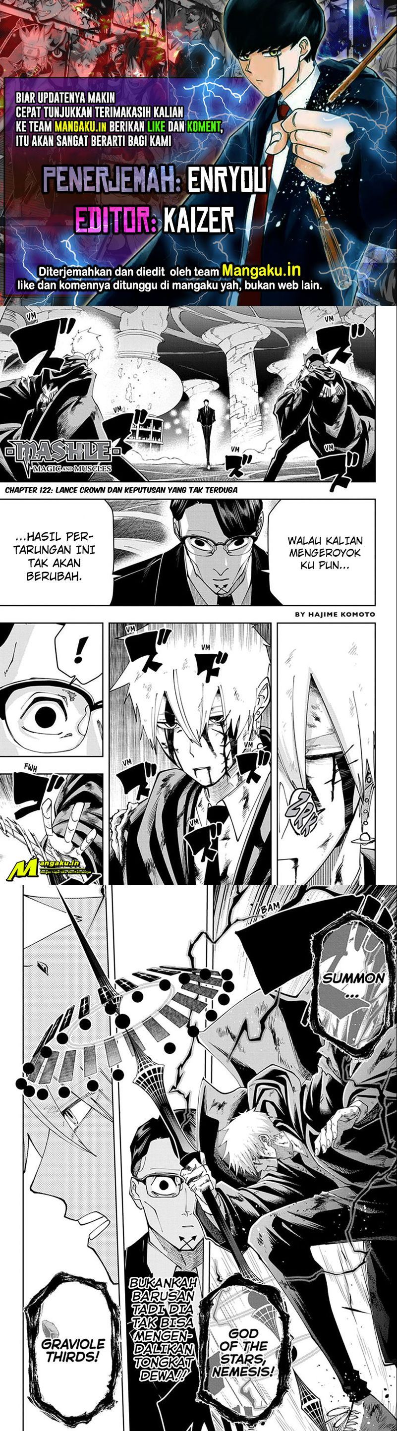 Mashle: Magic and Muscles Chap 122 - Next Chap 123