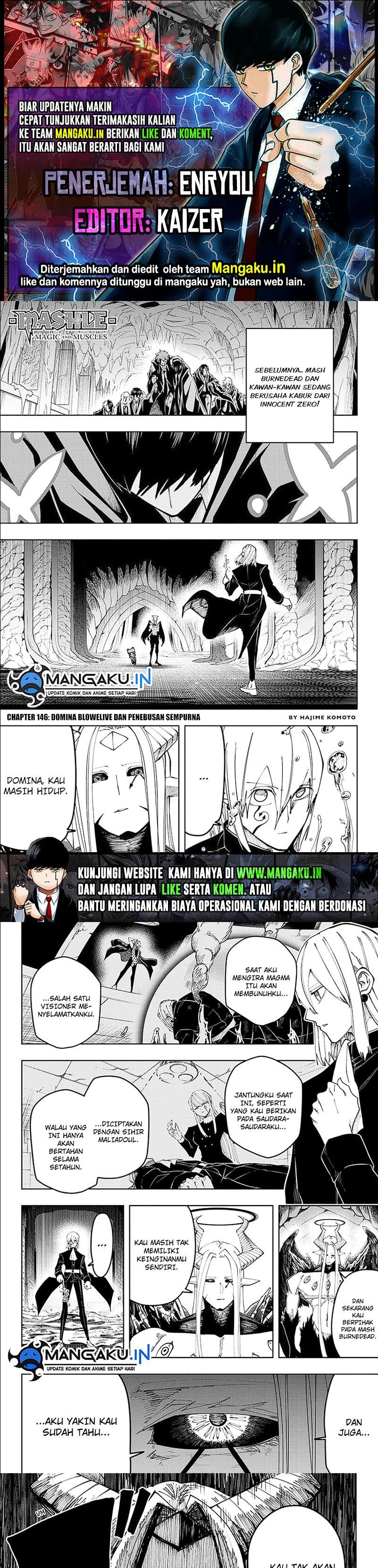 Mashle: Magic and Muscles Chap 146 - Next Chap 147