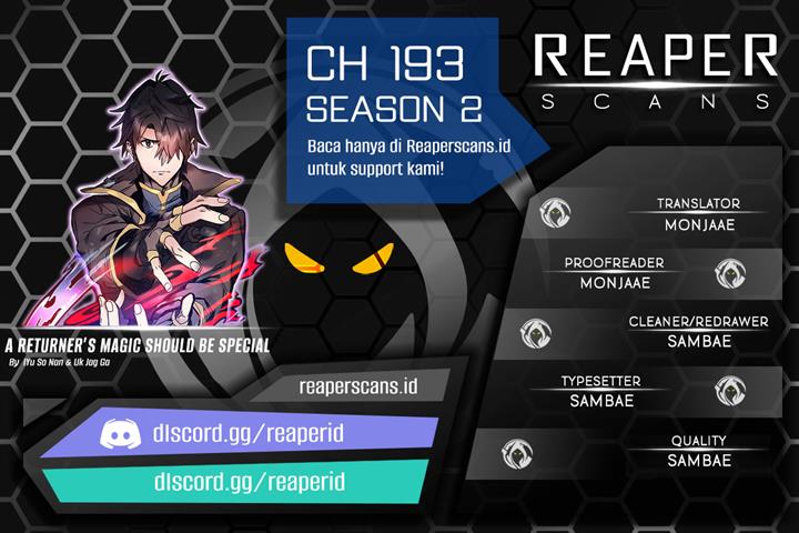 A Returner’s Magic Should Be Special Chap 193 - Next Chap 194