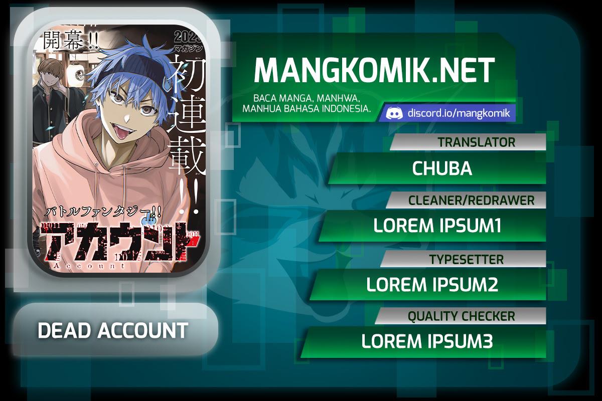Dead Account Chap 2 - Next Chap 3