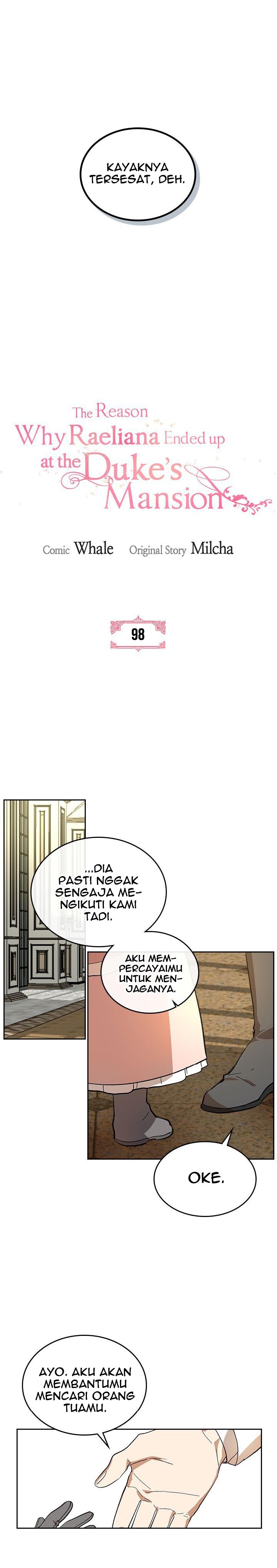 The Reason Why Raeliana Ended up at the Duke’s Mansion Chap 98 - Next Chap 99