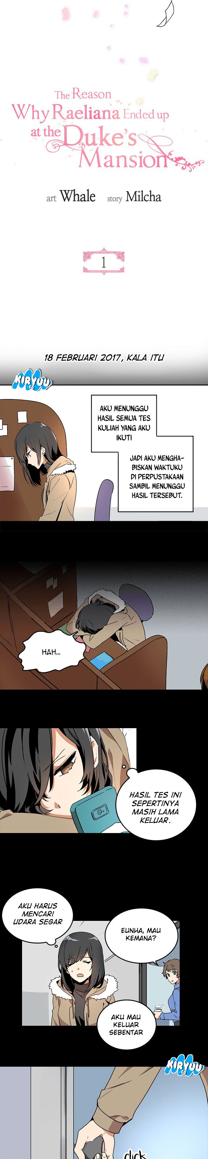 The Reason Why Raeliana Ended up at the Duke’s Mansion Chap 1 - Next Chap 2