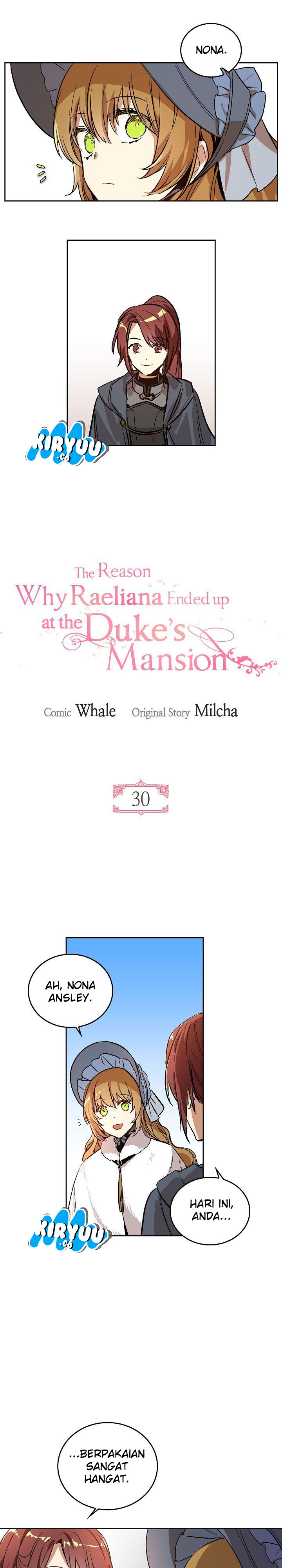 The Reason Why Raeliana Ended up at the Duke’s Mansion Chap 30 - Next Chap 31