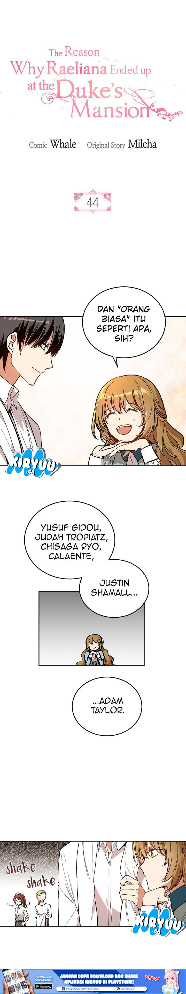 The Reason Why Raeliana Ended up at the Duke’s Mansion Chap 44 - Next Chap 45