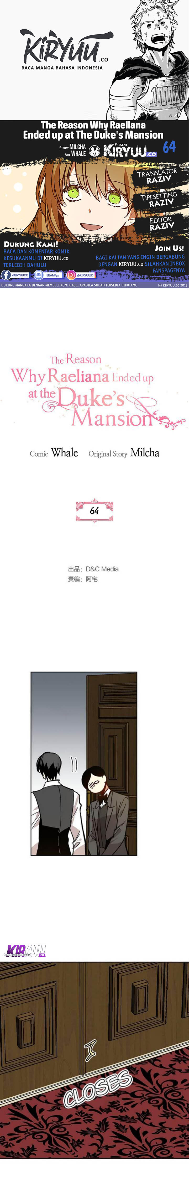 The Reason Why Raeliana Ended up at the Duke’s Mansion Chap 64 - Next Chap 65