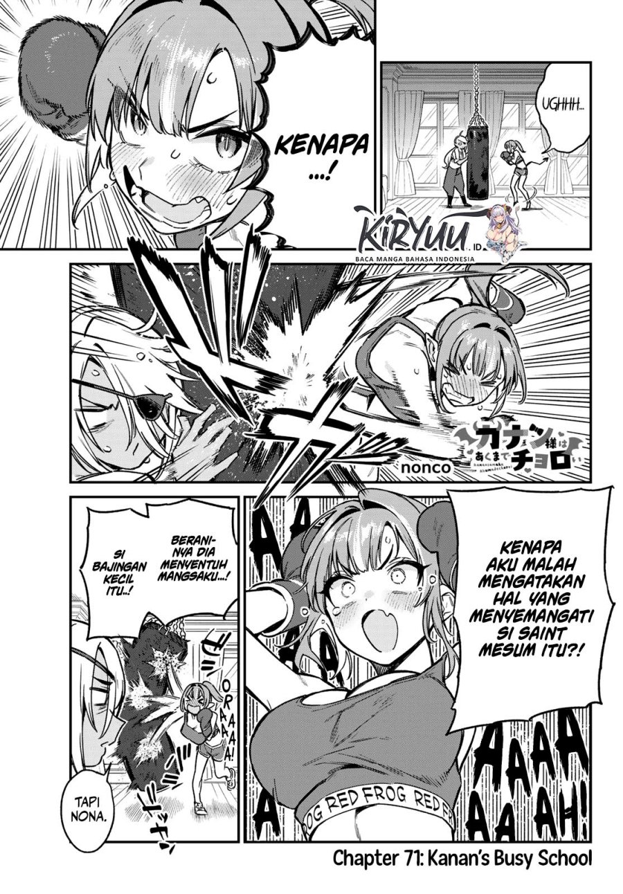 Kanan-sama wa Akumade Choroi Chap 71 - Next Chap 72