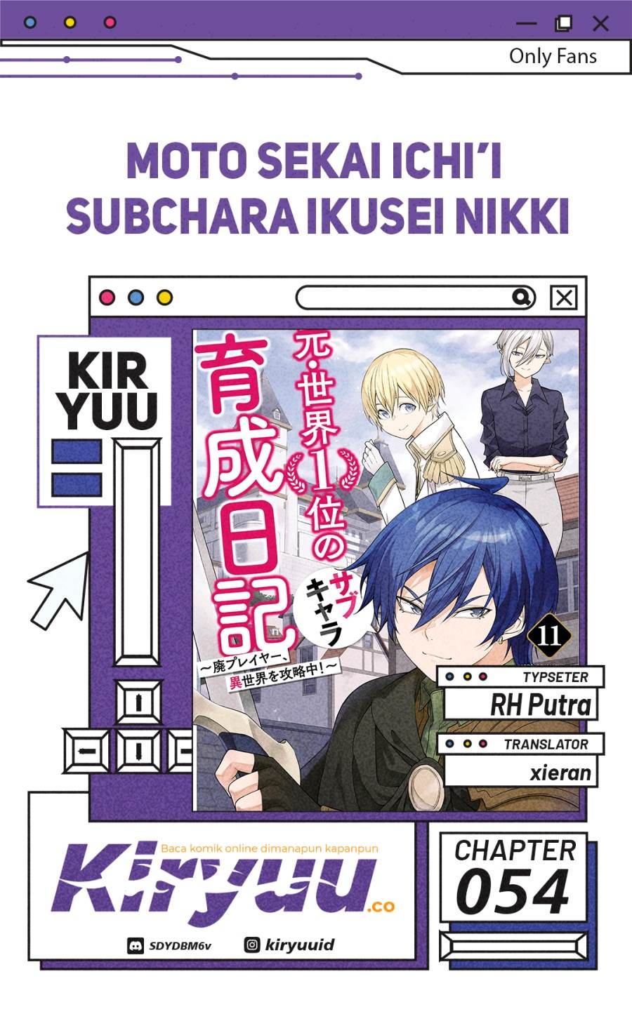 Moto Sekai Ichi’i Subchara Ikusei Nikki: Hai Player Isekai wo Kouryakuchuu! Chap 54 - Next Chap 55